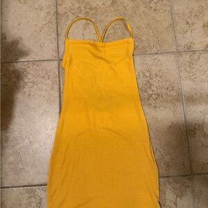 Yellow Strappy Dress